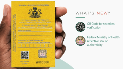 Cost of Yellow Card in Nigeria and Process - Afrolet.com