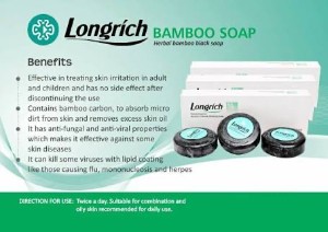 Longrich Bamboo Charcoal Soap
