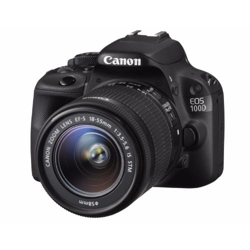 Canon 100D With 18-55mm Lens,Battery,Strap,Charger & Lens Cap