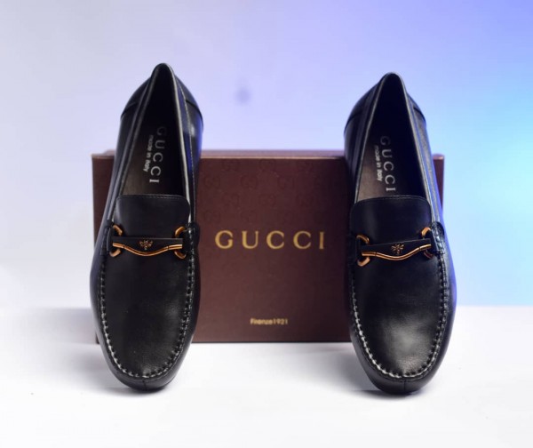 Luxury Gucci Designer Italian Loafer Shoe-black