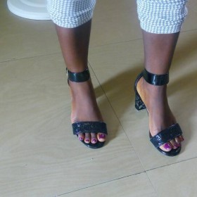 Black Female Foot Wear