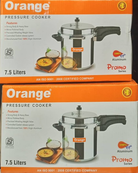 Orange pressure pot