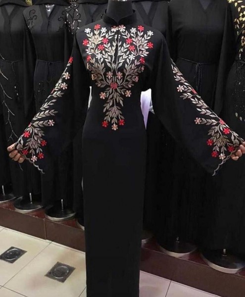 Black Embroidery Dress
