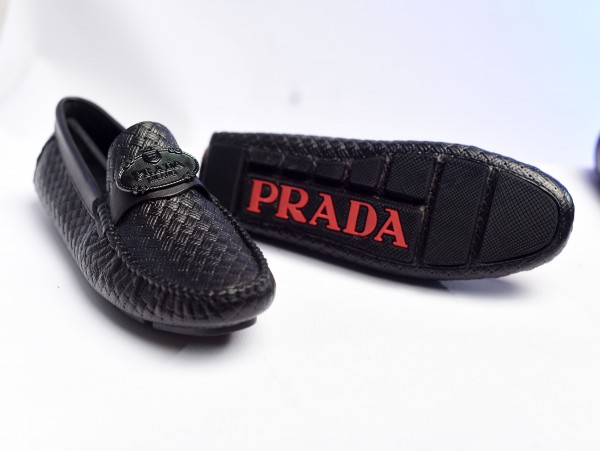 Luxury Prada Designer Italian Loafer Shoe-black