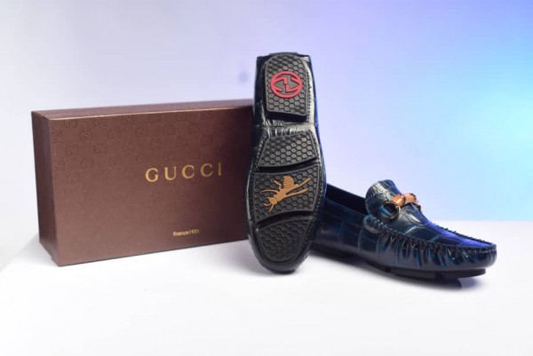 Luxury Gucci Designer Italian Loafer Shoe-blue