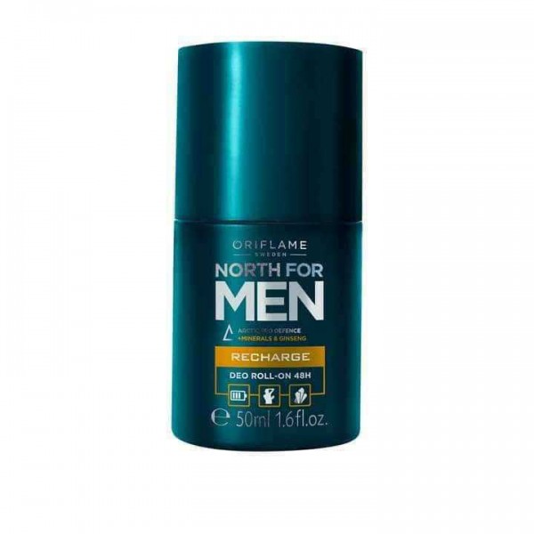 North for men recharge Deo roll-on-50ml