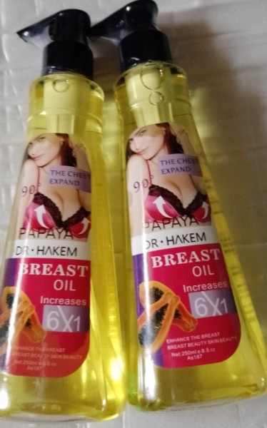 Dr. Hakeem Papaya Breast Firming and Enlargement Oil 6x1 increases