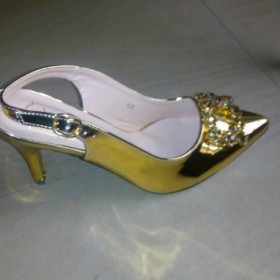 Ezrecheal Gold Color Shoes