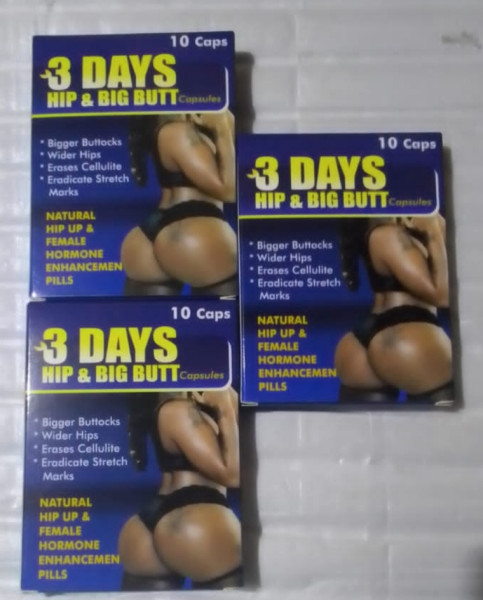 30 caps 3 Days Hip Up and Big Butt Enlargement Capsule