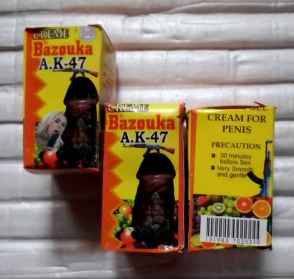 3 Mini Bazouka AK47 Cream for Dick Penis Enlargement