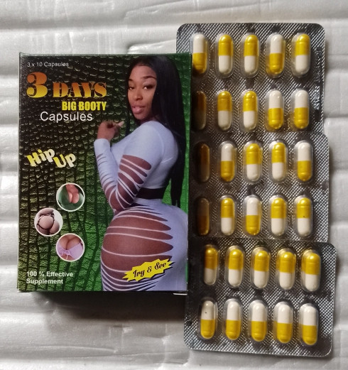 3 Days Big Booty and Breast Enlargement Capsule