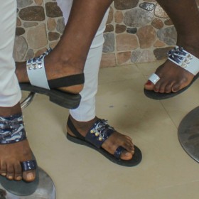 Dee N Ell Twin Lace Sandals