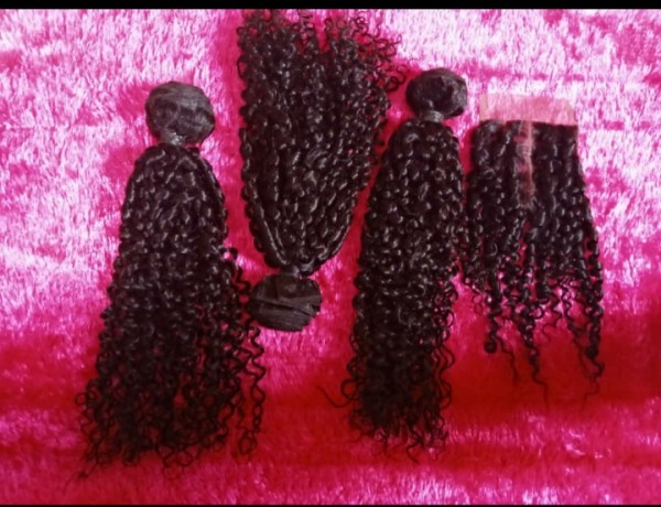 Human hair pixie curls 14 inches