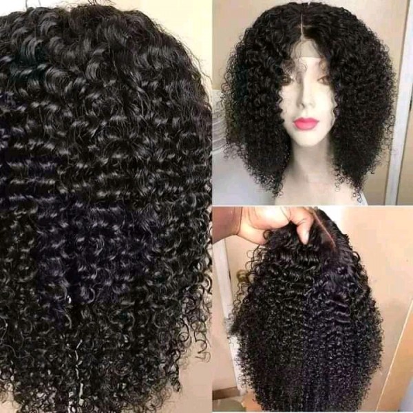 12 inches kinky curly wig unit