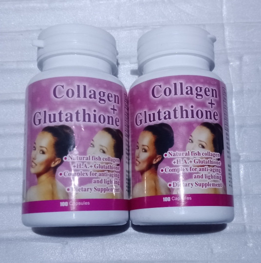 Collagen+Glutathione Capsule for Skin Lightening and Anti Aging
