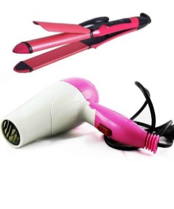 Hair Dryer With Straightener And Curler